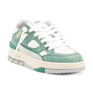 AXEL ARIGATO Handmade In Portugal Leather Area Lo Sneakers